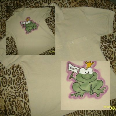 Blusa com desenho a sua escolha pintadas à mão